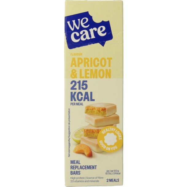 Wecare Bars apricot lemon (116 Gram)