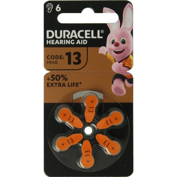 Duracell Hearing aid AID 13 (6 Stuks)