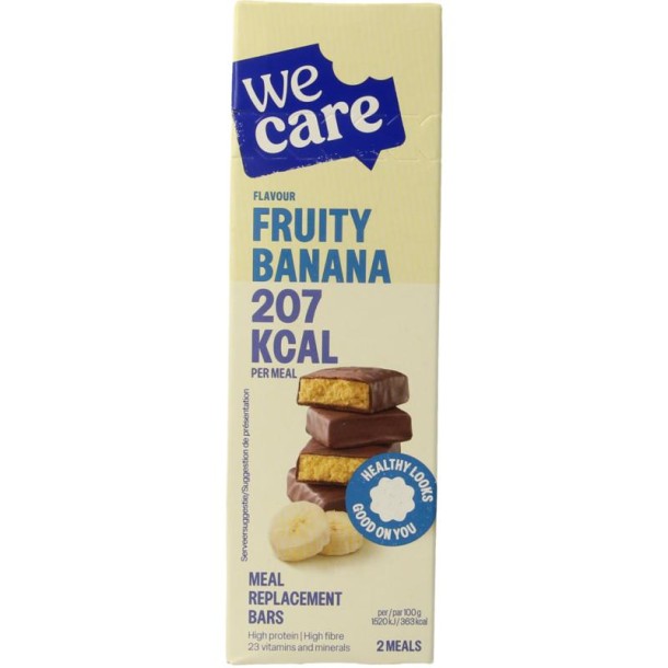 Wecare Bars fruity banana (116 Gram)