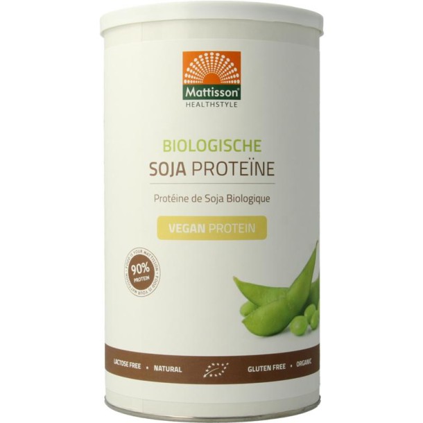 Mattisson Vegan soja proteine 90% bio (350 Gram)