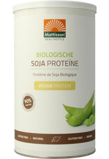 Mattisson Vegan soja proteine 90% bio (350 Gram)