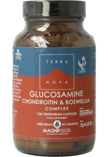 Terranova Glucosamine chondroitin & boswellia complex (100 Vegetarische capsules)