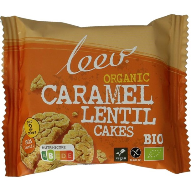 Leev Lovely lentil cakes caramel bio (20 Gram)