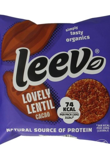 Leev Lovely lentil cakes cacao bio (20 Gram)