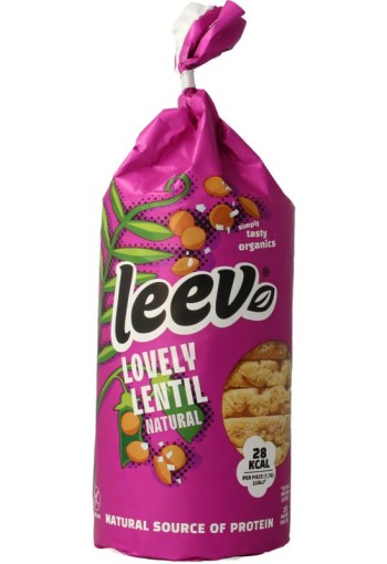 Leev Lovely lentil cakes natural bio (100 Gram)