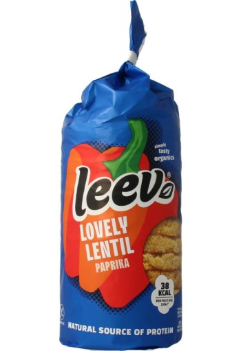 Leev Lovely lentil cakes paprika bio (117 Gram)