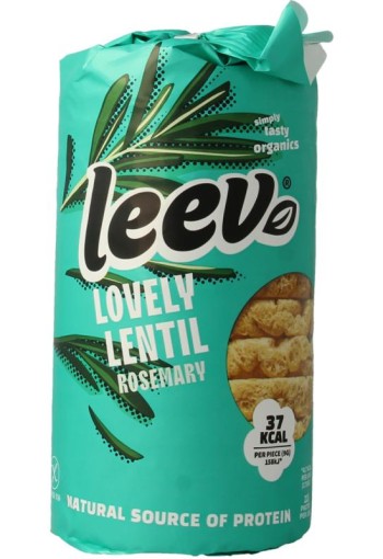 Leev Lovely lentil cakes rosemary bio (117 Gram)