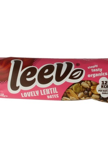 Leev Lovely lentil bar dates bio (30 Gram)