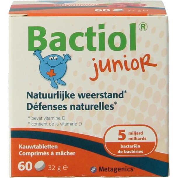 Metagenics Bactiol junior chew (60 Kauwtabletten)