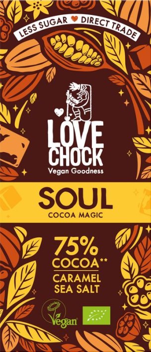 Lovechock Soul caramel stea salt bio (70 Gram)