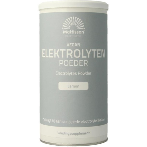 Mattisson Elektrolyten poeder lemon (300 Gram)