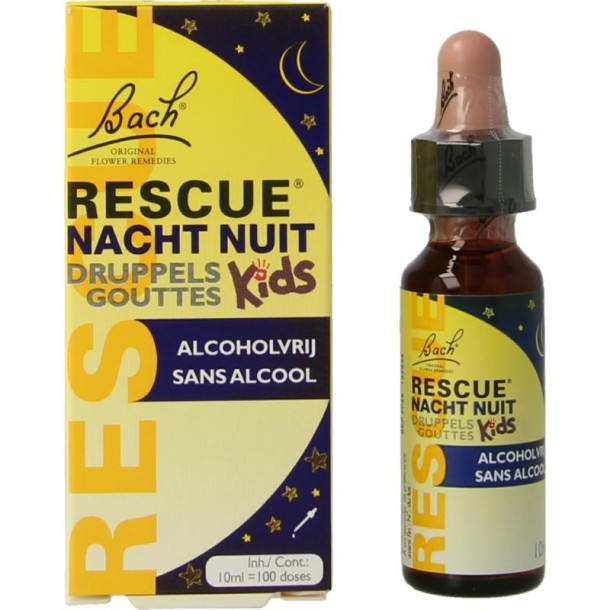 Bach Rescue Rescue kids nacht druppels (10 Milliliter)