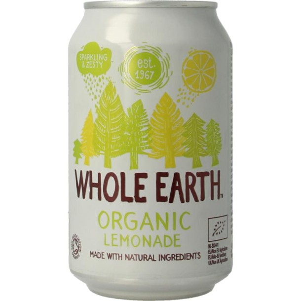 Whole Earth Sparkling lemonade bio (330 Milliliter)