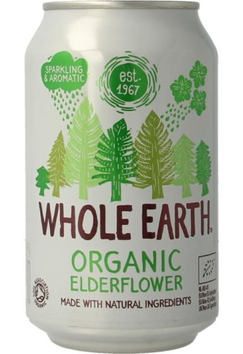 Whole Earth Sparkling elderflower bio (330 Milliliter)