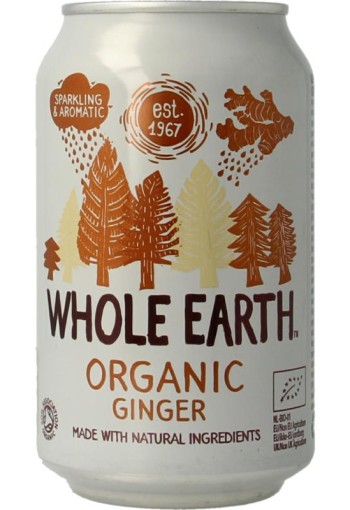 Whole Earth Sparkling ginger bio (330 Milliliter)