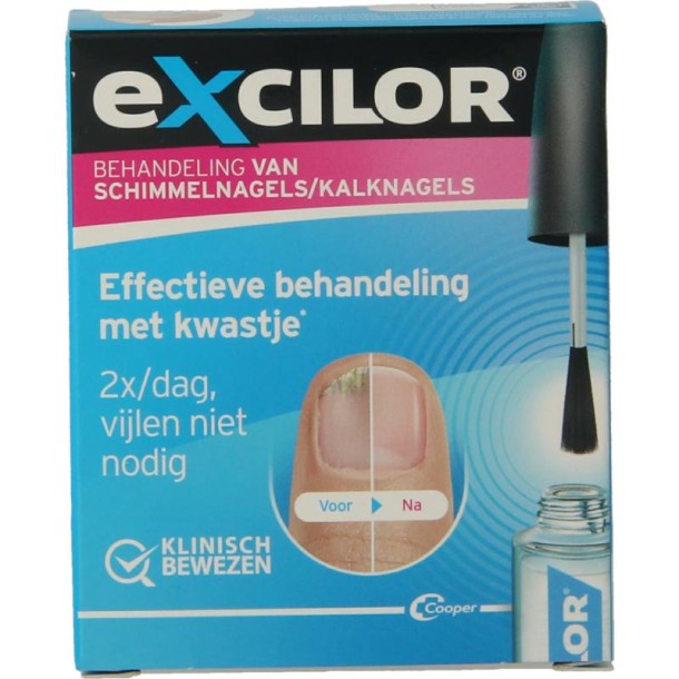 Excilor Kalknagel solution kwastje (3,0 Milliliter)