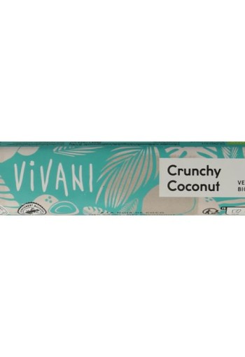 Vivani Chocolate To Go crunchy coconut vegan bio (35 Gram)