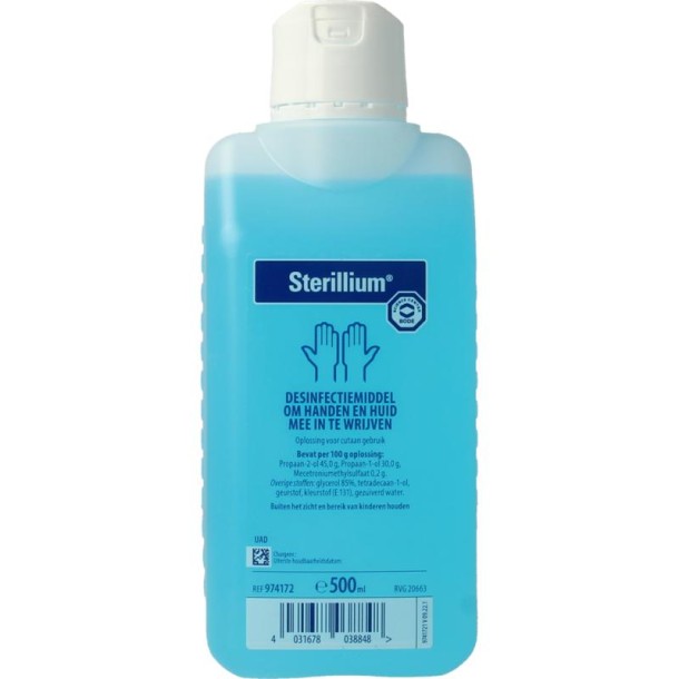 Sterillium Handdesinfectie alcohol (500 Milliliter)