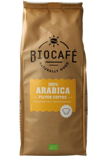 Biocafe Arabica gemalen bio (500 Gram)