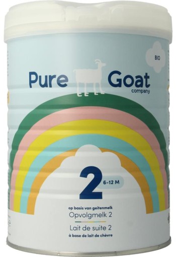 Pure Goat Opvolgmelk 2 bio (800 Gram)