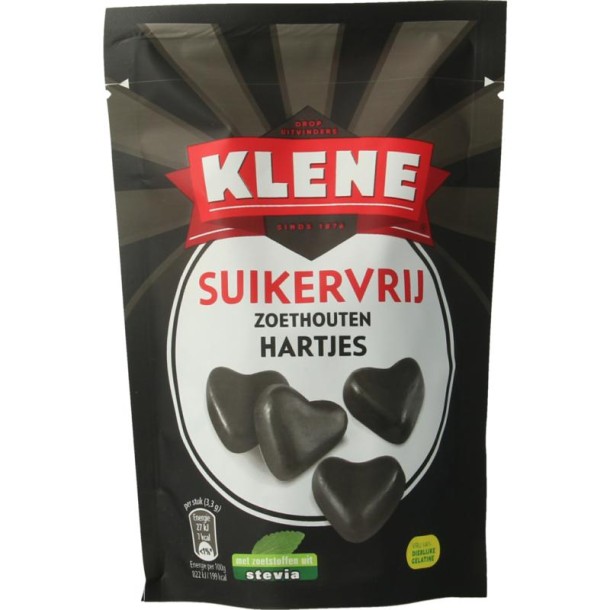 Klene Zoethouten hartjes suikervrij (110 Gram)