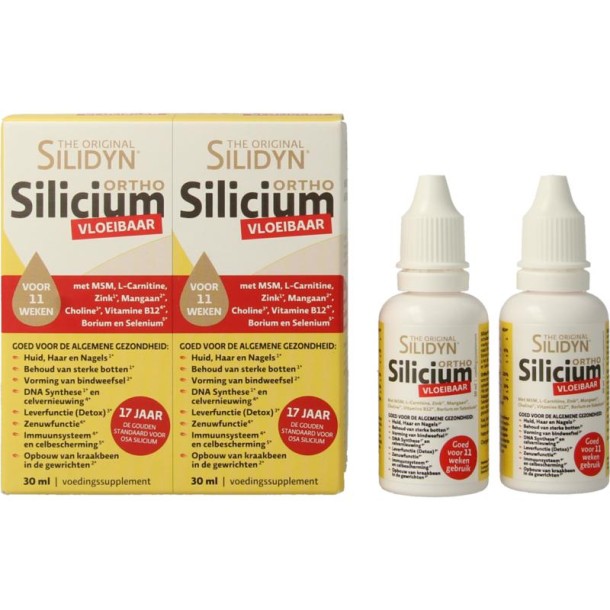 Silidyn Ortho silicium duoverpakking 2 x 30ml (60 Milliliter)