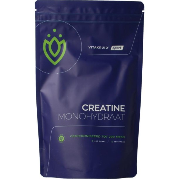 Vitakruid Creatine monohydraat (450 Gram)