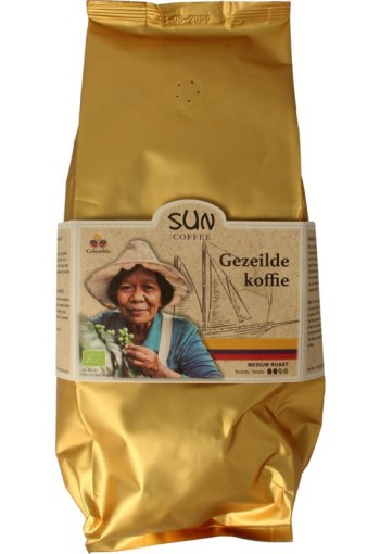 Sun Coffee Gezeilde koffiebonen medium roast bio (1 Kilogram)