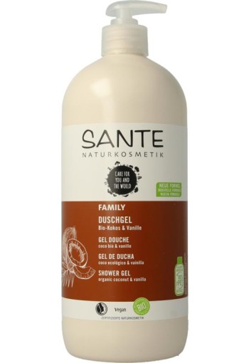 Sante Family showergel coconut & vanilla bio (950 Milliliter)