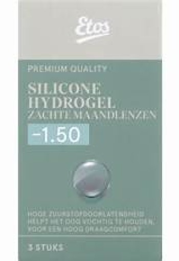 Etos Silicone Hydrogel Zachte Maandlenzen -1.50 3st.