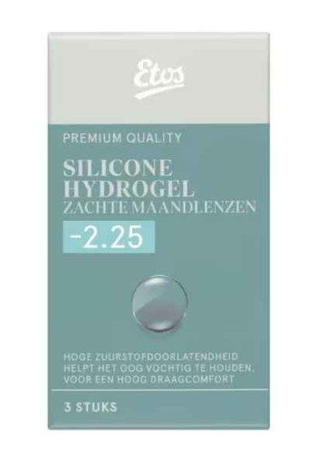 Etos Silicone Hydrogel Zachte Maandlenzen -2.25 3st.