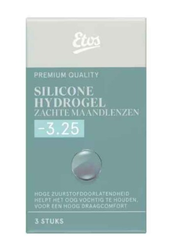 Etos Silicone Hydrogel Zachte Maandlenzen -3.25 3st.