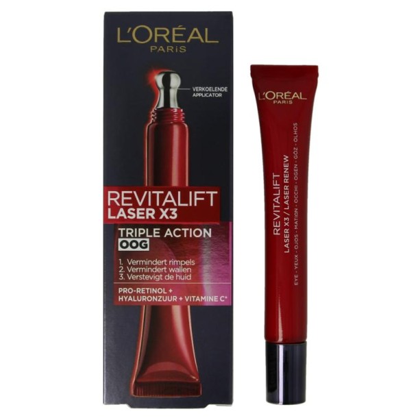 L'Oreal Paris Revitalift laser X3 eyes (15 Milliliter)