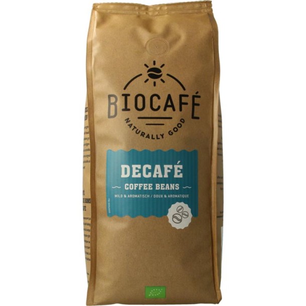 Biocafe Koffiebonen decafe bio (500 Gram)