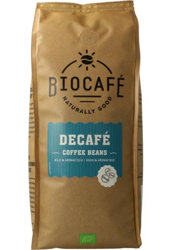 Biocafe Koffiebonen decafe bio (500 Gram)