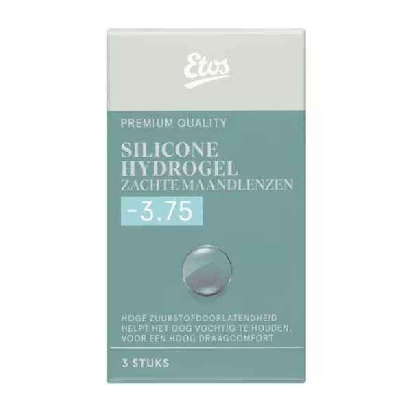 Etos Silicone Hydrogel Zachte Maandlenzen -3.75 3st