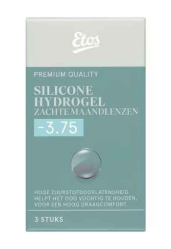 Etos Silicone Hydrogel Zachte Maandlenzen -3.75 3st