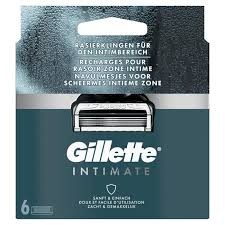 Gillette Intimate Navulmesjes 6 Stuks