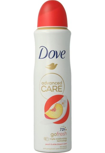 Dove Deodorant spray go fresh peach (150 Milliliter)