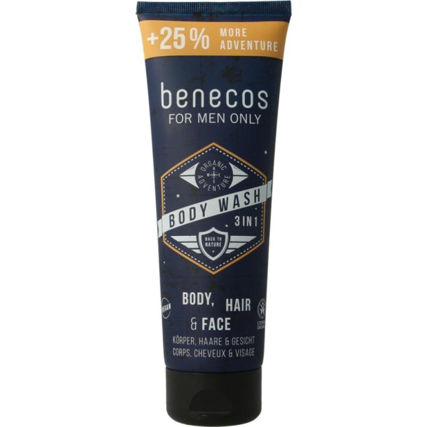 Benecos For men bodywash 3in1 (250 Milliliter)