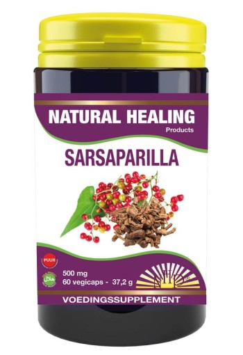 NHP Sarsaparilla 500mg puur (60 Vegetarische capsules)