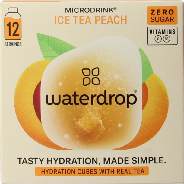 Waterdrop Microdrink ice tea peach bruistabletten (12 Stuks)