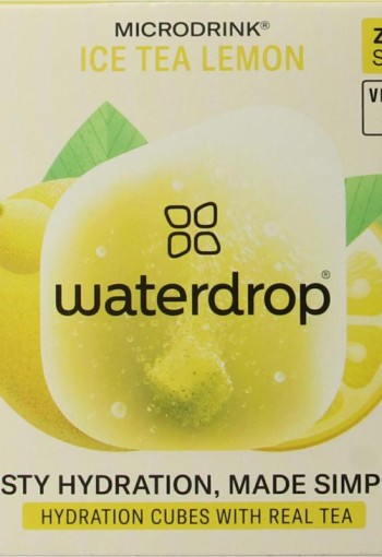 Waterdrop Microdrink ice tea lemon bruistabletten (12 Stuks)