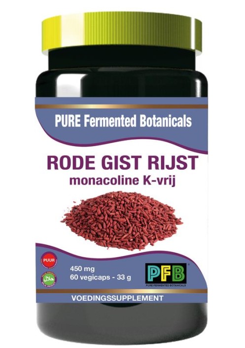 SNP Rode gist rijst monacoline k-vrij puur (60 Vegetarische capsules)