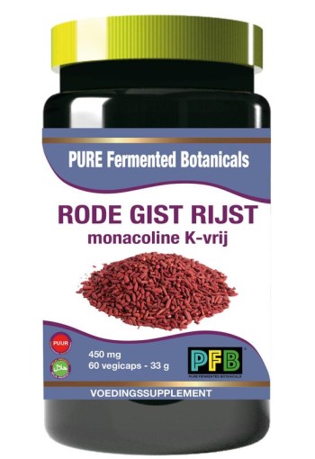 SNP Rode gist rijst monacoline k-vrij puur (60 Vegetarische capsules)