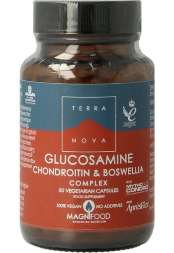 Terranova Glucosamine chondroitin & boswellia complex (50 Vegetarische capsules)