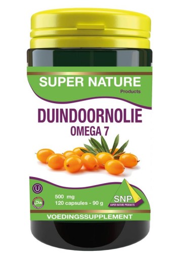 SNP Duindoorn olie omega 7 500mg halal kosher (120 Capsules)