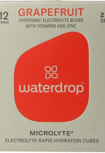 Waterdrop Microlyte grapefruit bruistabletten (12 Stuks)