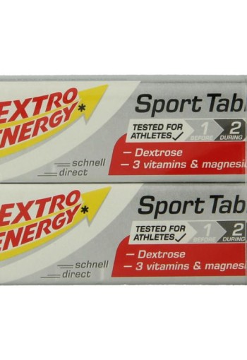 Dextro Sport 2x 14 tablets 2x47 gram (2 Stuks)