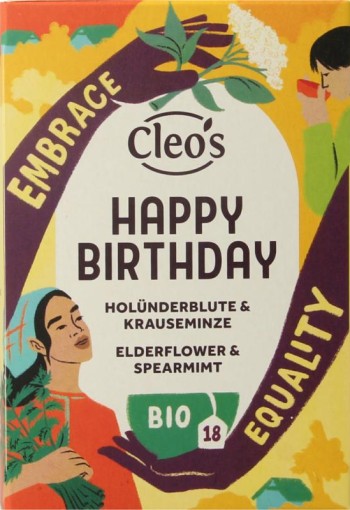 Cleo's Happy birthday bio (18 Zakjes)